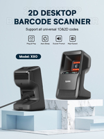 Nouveau Lecteur de Codes-Barres Omnidirectionnel Filaire USB 1D 2D Syble X80 2D – Le Plus Populaire pour Ordinateur de Bureau