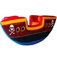 Precio de fábrica de alta calidad Parque inflable Juegos deportivos Waddle Roly Poly Inflable Viking Balancín