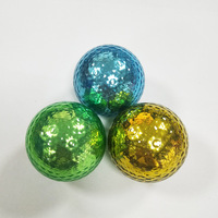 Chromax Balles de golf d'entraînement haute visibilité Caoutchouc métallisé de couleur vive ne perdra pas la balle