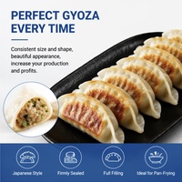 Machine à frire les gyozas de qualité commerciale, entièrement automatique, équipement de transformation alimentaire personnalisable