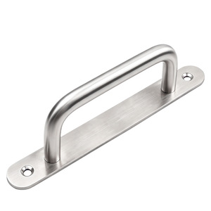 Manija de Puerta de Acero Inoxidable Jin Aoding, Diseño Moderno y Minimalista, Acabado Cepillado, para Puertas de Madera - Product Image 5
