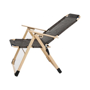 Cheap Black Modern Lightweight Comfortable Waterproof Portable Padded Metal <b>Outdoor</b> Folding <b>Chairs</b> for Park Use - Product Image 4