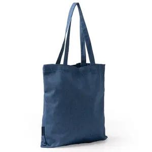 Borsa shopper in denim riciclato, merchandising sostenibile - Product Image 1