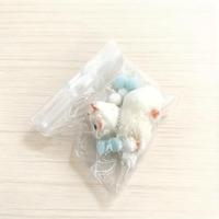 Jouet Squishy Chat Blanc Kawaii en TPR Premium – Anti-Stress, Extensible et Doux pour Soulager l'Anxiété