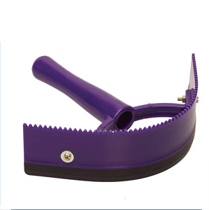 Cepillo de plástico para <span class=keywords><strong>baño</strong></span> de caballos, raspador de sudor y agua, cepillo para <span class=keywords><strong>el</strong></span> cuidado de caballos con peine y escobilla de goma. - Product Image 2