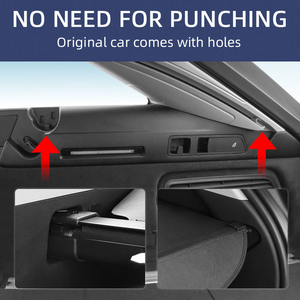 Cubierta de Carga para <span class=keywords><strong>Audi</strong></span> <span class=keywords><strong>A6</strong></span> 2018-2025, Cubierta Retráctil para <span class=keywords><strong>Maletero</strong></span>, Protector de Seguridad para Equipaje, Pantalla de Carga Negra - Product Image 4