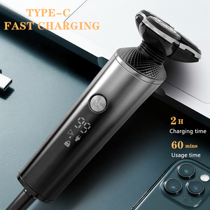 Vendita calda 5-in-1 Kit per <span class=keywords><strong>la</strong></span> cura della <span class=keywords><strong>barba</strong></span> da uomo impermeabile rasoio rotante con tripla lama per il naso e il taglio dei capelli - Product Image 3