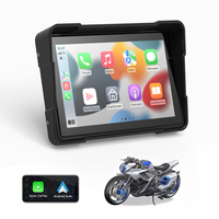 Joyeauto <strong>Motorcycle</strong> <strong>Carplay</strong> Screen Waterproof with GPS and Dual Dash Cam for Bluetooth & Android Auto