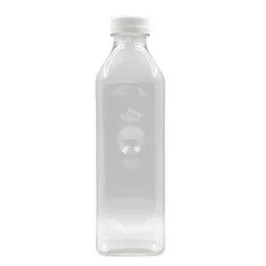プラスチックシーリングキャップ付き900mlスクエアペット食用油プラスチックボトル