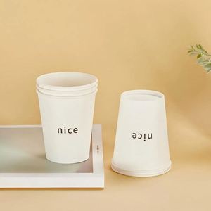6oz Disposable Eco-friendly Durable Classic White Paper <b>Cups</b> with Logo Bulk Packing Fast Delivery - Product Image 2