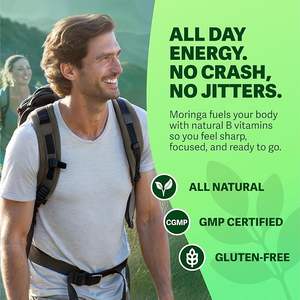 ओम मोरिंगा कैप्सूल प्राकृतिक ऊर्जा पूरक संयुक्त गतिशीलता समर्थन निजी लेबल हर्बल सुपरफूड - Product Image 3