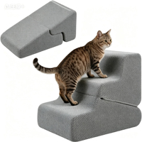 Marchepieds antidérapants pour petits chiens et chats, escaliers portables pour canapé, lit, chaise, idéal pour chiots, chats âgés, animaux de compagnie âgés