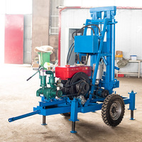 Prix d'usine Portable 100m 30m hydraulique petit compresseur forage puits d'eau prix de la machine de forage