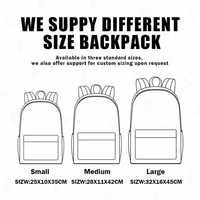 Sac à dos pour enfants en tissu Oxford avec logo personnalisé, ceinture à coussin d'air, fermeture éclair, grande capacité, résistant à l'eau - Vente en gros