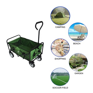 Collapsible Heavy Duty Garden Folding Multipurpose <strong>Trolley</strong> <strong>Cart</strong> Portable Camping Wagon Beach <strong>Cart</strong> for Outdoor - Product Image 6