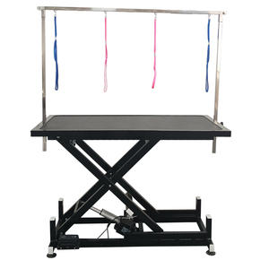 Table de toilettage pour chiens et chats <span class=keywords><strong>LIZE</strong></span> PET, en acier inoxydable de luxe, réglable, avec roulettes, soin professionnel des griffes - Product Image 4
