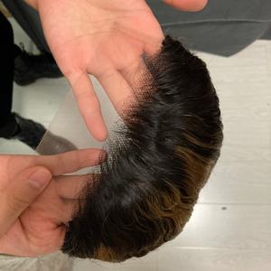 Pelucas con Cierre 5x5 de Cabello Humano Remy Brasileño Ondulado Profundo para Encaje, Alta Densidad, Nudos Pequeños, Color Natural - Product Image 5