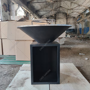 Barbecue moderne d'extérieur robuste en acier corten foyer en fer avec effet de rouille <span class=keywords><strong>brasero</strong></span> barbecue - Product Image 6