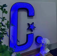 Offre Spéciale personnalisé Infinity LED enseigne au néon personnalisé lettre signe verre acrylique infini miroir sans fin LED publicité éclairée