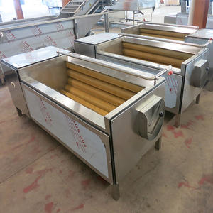 Laveuse-éplucheuse industrielle multifonction à rouleaux pour pommes de terre, carottes, gingembre et légumes racines - Product Image 1