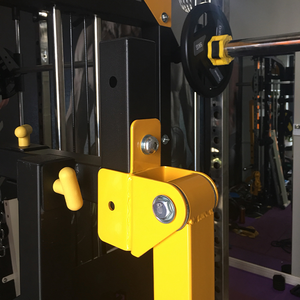 เครื่อง Maquina SMITH Para gimnasio USA เครื่องสำหรับออกกำลังกายฟิตเนสแบบครบวงจรสีแดงทนทาน - Product Image 6