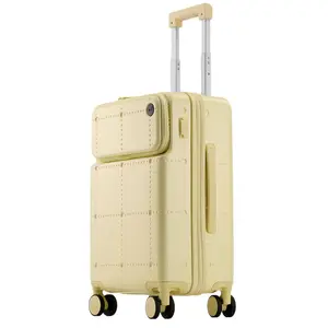 YX16785定制拉杆箱热卖旅行行李袋ABS密码行李箱ABS + 带旋转轮的PC拉链式