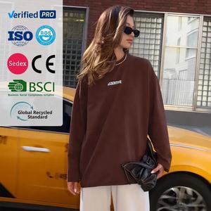 Sudadera Casual de Mujer, Holgada, de Color Sólido, con Estampado en Caliente, para Primavera - Product Image 1