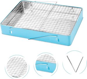 Barbacoa Moderna Integrada Desechable para Exteriores, Ideal para Picnic en Grupo, Baja Emisión de Humo, de Hierro y Metal, Ajustable, con Encendido Automático, Ecológica - Product Image 2