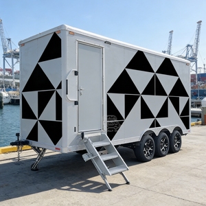 Remolque de Baño Portátil para Exteriores, Contenedor de Ducha Móvil VIP para Camping, Remolque de Baño Ecológico con 4 Plazas - Product Image 6