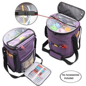 BSCI factory Organizer <b>Bag</b> for Knitting Projects Large Tote <b>Bag</b> for <b>Storage</b> Yarn Supplies Organizer Tote for Weave Tools - Product Image 6