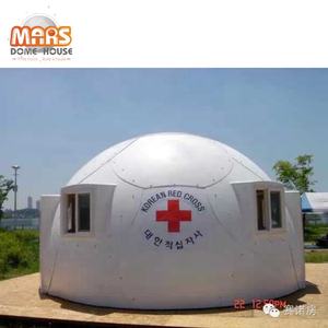 地震防止およびハリケーン防止プレハブ緊急ドームハウスシェルター - Product Image 2