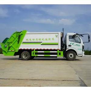 3,5 9 10 Tonnen elektrische Wassertank Sammlung Dump Kompresse Müll entsorgung Verdichter LKW Straßen kehrmaschine Haken lift Abfall fahrzeuge