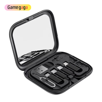 Cable de Datos Gamegaga X11, Kit de Cable USB de 60W, Carga Rápida 4 en 1, Adaptador de Carga, Cargador de Viaje para Móvil