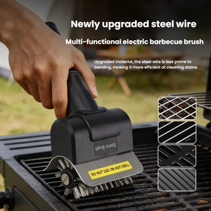 Brosse de <span class=keywords><strong>nettoyage</strong></span> multifonctionnelle pour barbecue électrique, sans fil, avec éclairage LED, outil de <span class=keywords><strong>nettoyage</strong></span> pour barbecue - Product Image 5