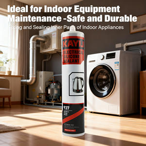 Scellant en silicone avancé à haute élongation, cartouche transparente de 10 oz, qualité <span class=keywords><strong>alimentaire</strong></span> neutre, résistant à l'eau, <span class=keywords><strong>pour</strong></span> la construction et l'emballage - Product Image 2