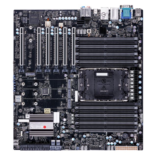 MBD-X13SWA-TF E-ATX Workstation Motherboard with Single Socket Intel W790 LGA-4677(Socket E),DDR5 Support