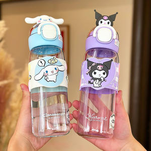 Zuo Mu Kuromi <b>Water</b> <b>Bottle</b> 700Ml <b>With</b> <b>Straw</b> Bpa Free For Kids School Use - Product Image 4