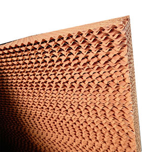 Tampon de refroidissement par évaporation en nid d'abeille en <span class=keywords><strong>cellulose</strong></span> de haute qualité personnalisable avec bordures - Product Image 4