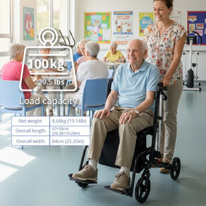 Alat Bantu Jalan (Rollator) untuk Pusat Terapi Fisik, Ringan, Dapat Dilipat, Alat Bantu Mobilitas untuk Kenyamanan dan Kemudahan Penggunaan Pasien - Product Image 4