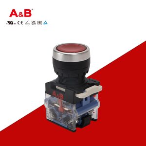 Real Price Head Waterproof Emergency Stop <strong>Push</strong> <strong>Button</strong> 40mm <strong>NC</strong> Plastic Self-locking 1NO1NC 250V LED Mushroom Head - Product Image 4