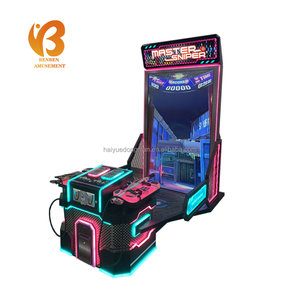 Machine de <span class=keywords><strong>jeu</strong></span> vidéo d'arcade de tir au pistolet à 2 joueurs, prix d'usine, fonctionnement à pièces, simulateur de tireur d'élite, anglais - Product Image 2