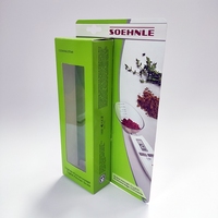 Benutzer definierte Logo-Druck verpackung mit klarem Fenster und Hänge etiketten für die Verpackung