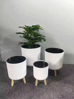 Pot Bunga Plastik Modern Tahan Lama untuk Dekorasi Tanaman Indoor, Layanan Kustomisasi, Produk Terlaris, Cocok untuk Penggunaan di Taman dan Tanaman Indoor