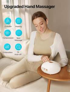 Fabrikneues Design Tragbares Luftdruck-Handmassage-Werkzeug maschine Palm <span class=keywords><strong>Five</strong></span> Finger <span class=keywords><strong>Hand</strong></span> <span class=keywords><strong>massage</strong></span> gerät mit Heizung - Product Image 3