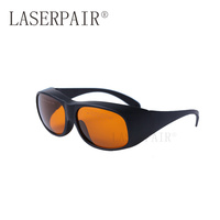 Lunettes de sécurité laser Q-Switched CE EN207 OD5+ 532nm 1064nm avec 22% de transmission pour la protection laser