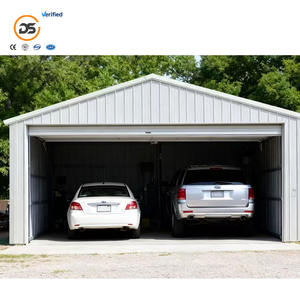 Garage moderne en acier léger personnalisé Atelier préfabriqué Structure voiture hangar avec installation rapide et 1 an de garantie - Product Image 2