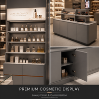 Vitrine de présentation pour animalerie en bois ultra-haute, directement d'usine, avec éclairage remplaçable, étagères ouvertes, base de rangement, taille personnalisée