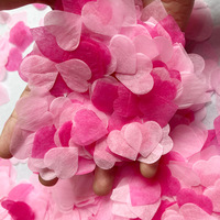 Confettis en papier biodégradable personnalisés en vrac de 1 kg, en forme de cercle, de cœur et d'étoile, pour mariage, anniversaire, fête, baby shower, Saint-Valentin, mariée