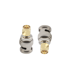 Adattatore Coassiale RF da <span class=keywords><strong>SMA</strong></span> Maschio a BNC Maschio in Ottone, Connettore BNC a <span class=keywords><strong>SMA</strong></span> per Sistemi di Antenne Radio - Product Image 2
