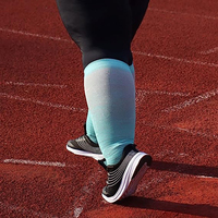 Chaussettes de compression grande taille pour mollets larges, 20-30 mmHg, en coton, hauteur genou, pour un soutien optimal